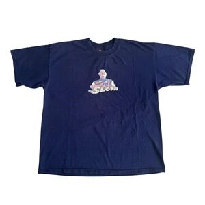 Vintage Goonies Sloth T Shirt Mens Size XL Navy Blue Movie Retro Superman Tee